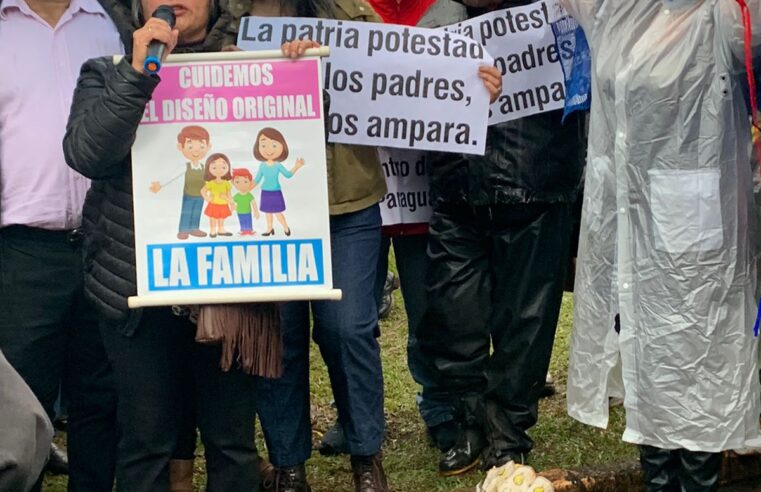 Activistas pro vida y pro familia se movilizaron en contra del Plan de Transformación Educativa