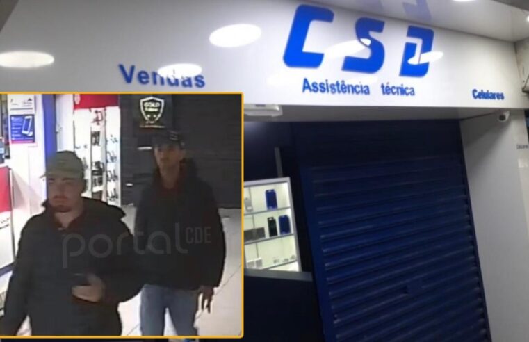 Bandidos asaltan un local de celulares en Jebai Center