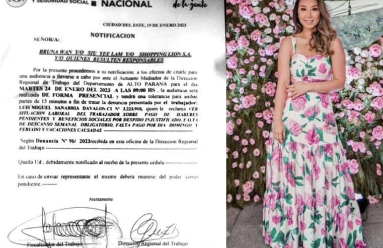 Denuncian a conocida influencer Bruna Wan Kitman