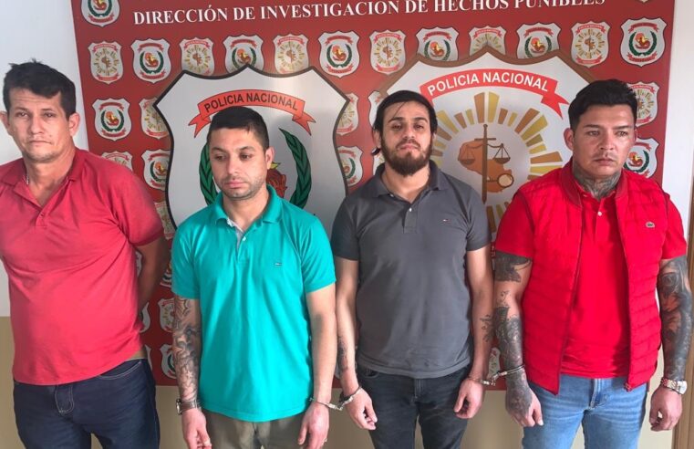 Fiscalía imputa a cuatro hombres por reducción, uno de ellos buscado por Interpol