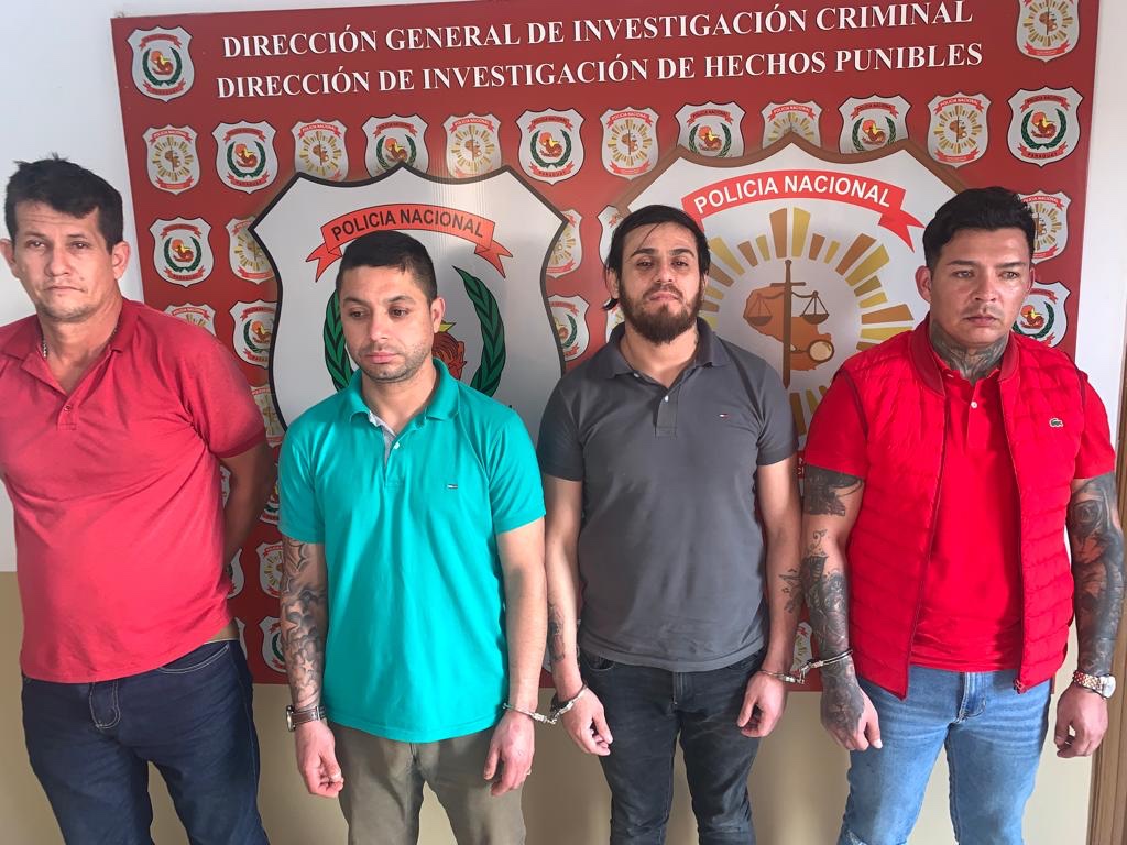 Fiscalía imputa a cuatro hombres por reducción, uno de ellos buscado por Interpol